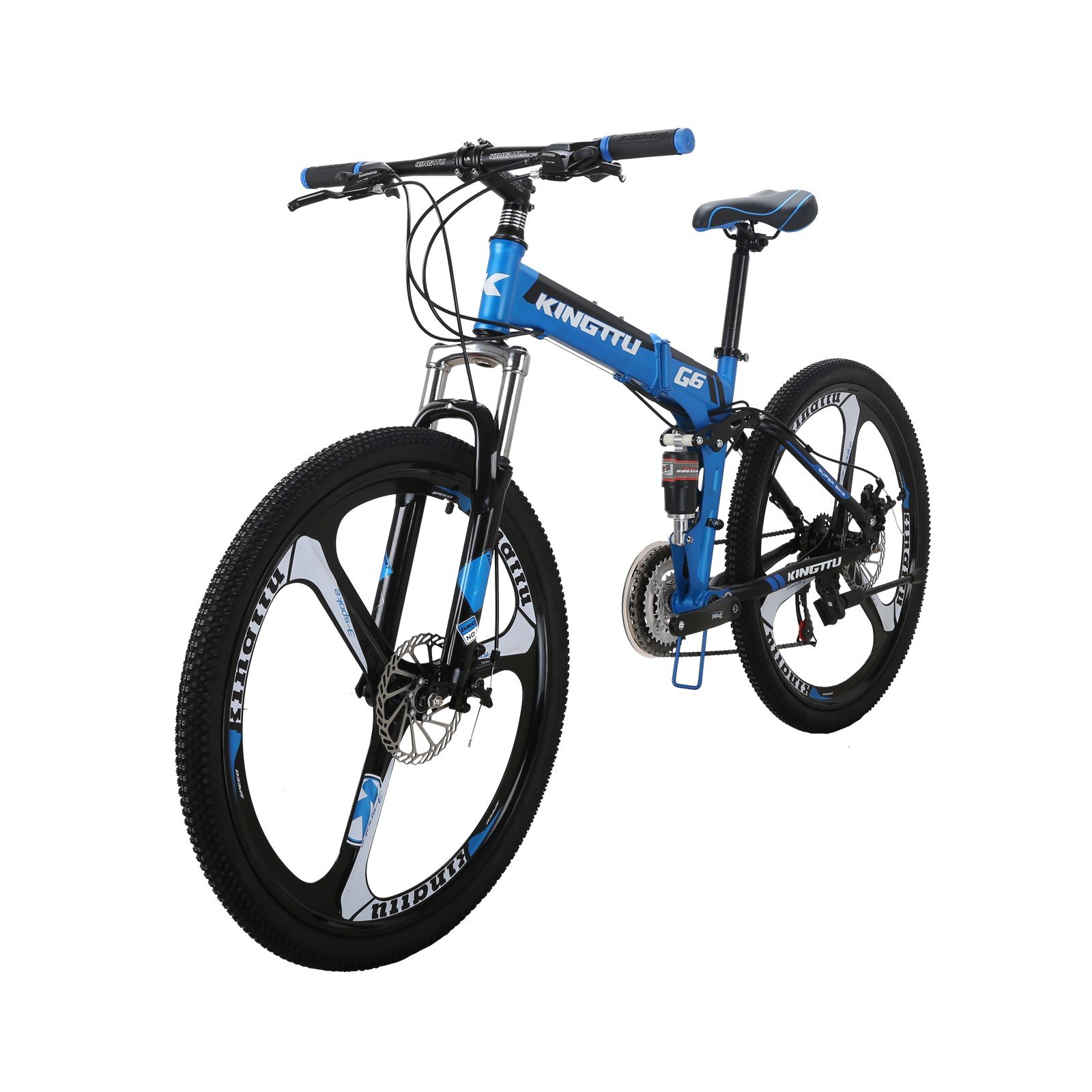 LZBIKE Bicycle G6-26 26-inch Bike Mountain Bike 26" 21-Speed Shift Left 3 Right 7 Cycle Folding Moun