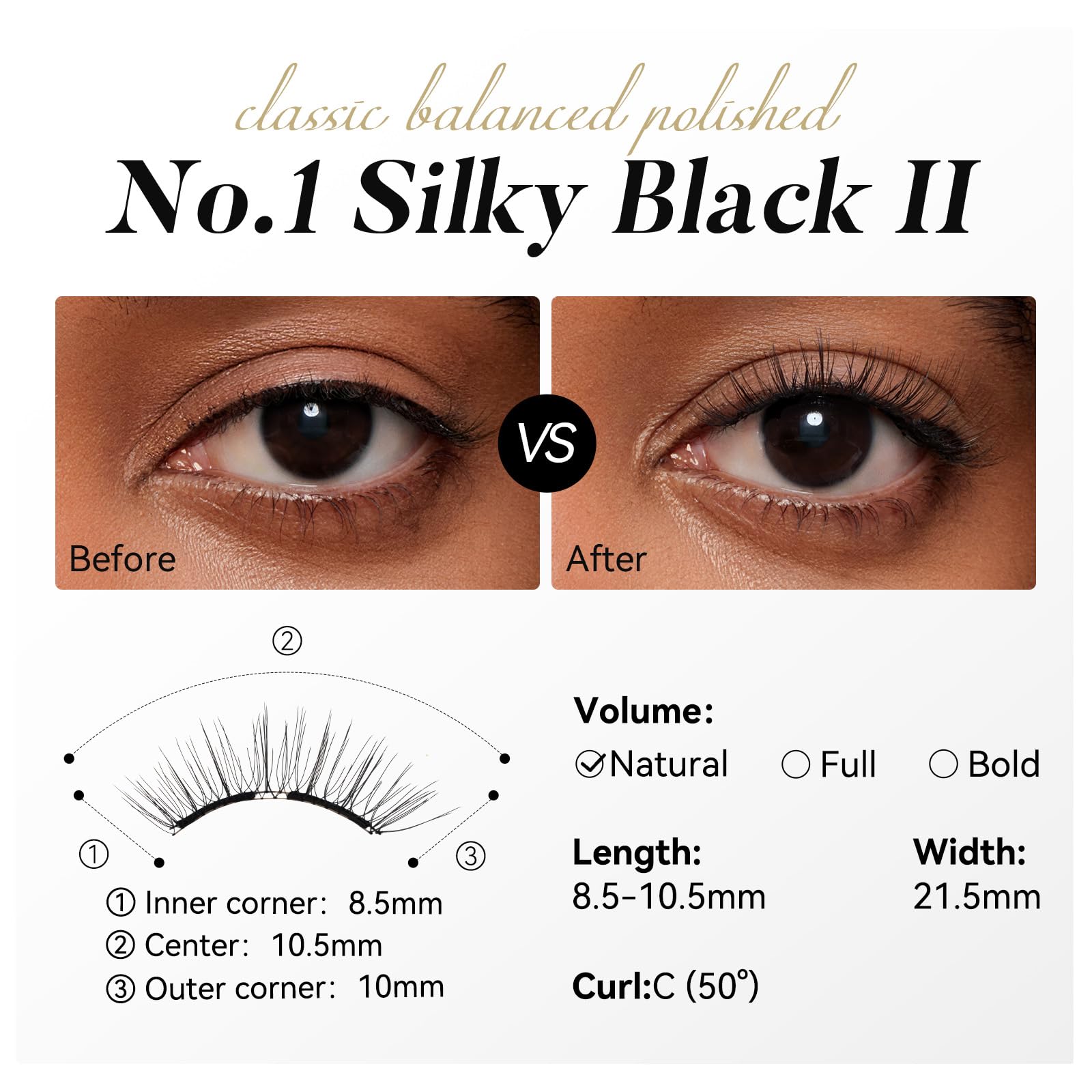 Amazon.com: WOSADO Soft Magnetic Eyelashes Kit with Applicator