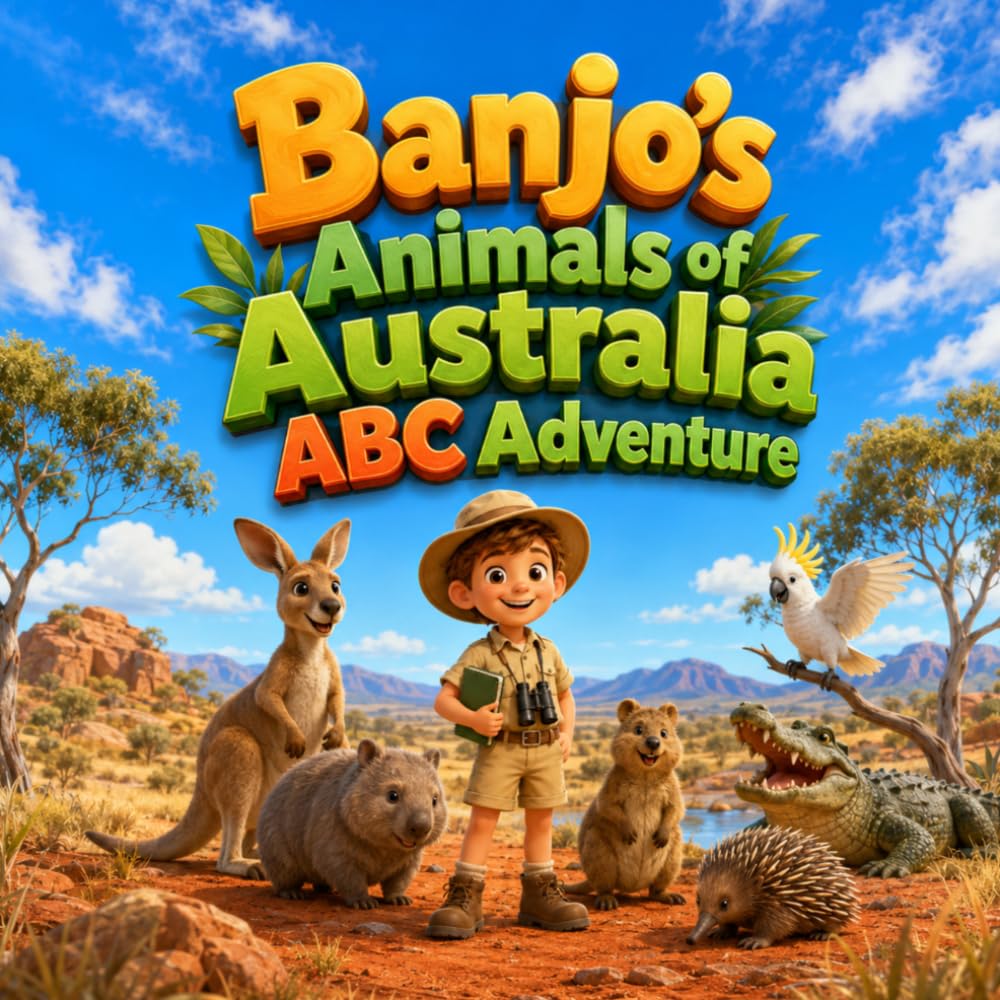 Banjo’s Animals of Australia ABC Adventure: A Fun Alphabet Book for Kids Who Love Aussie Wildlife (Banjo’s ABC Adventures)