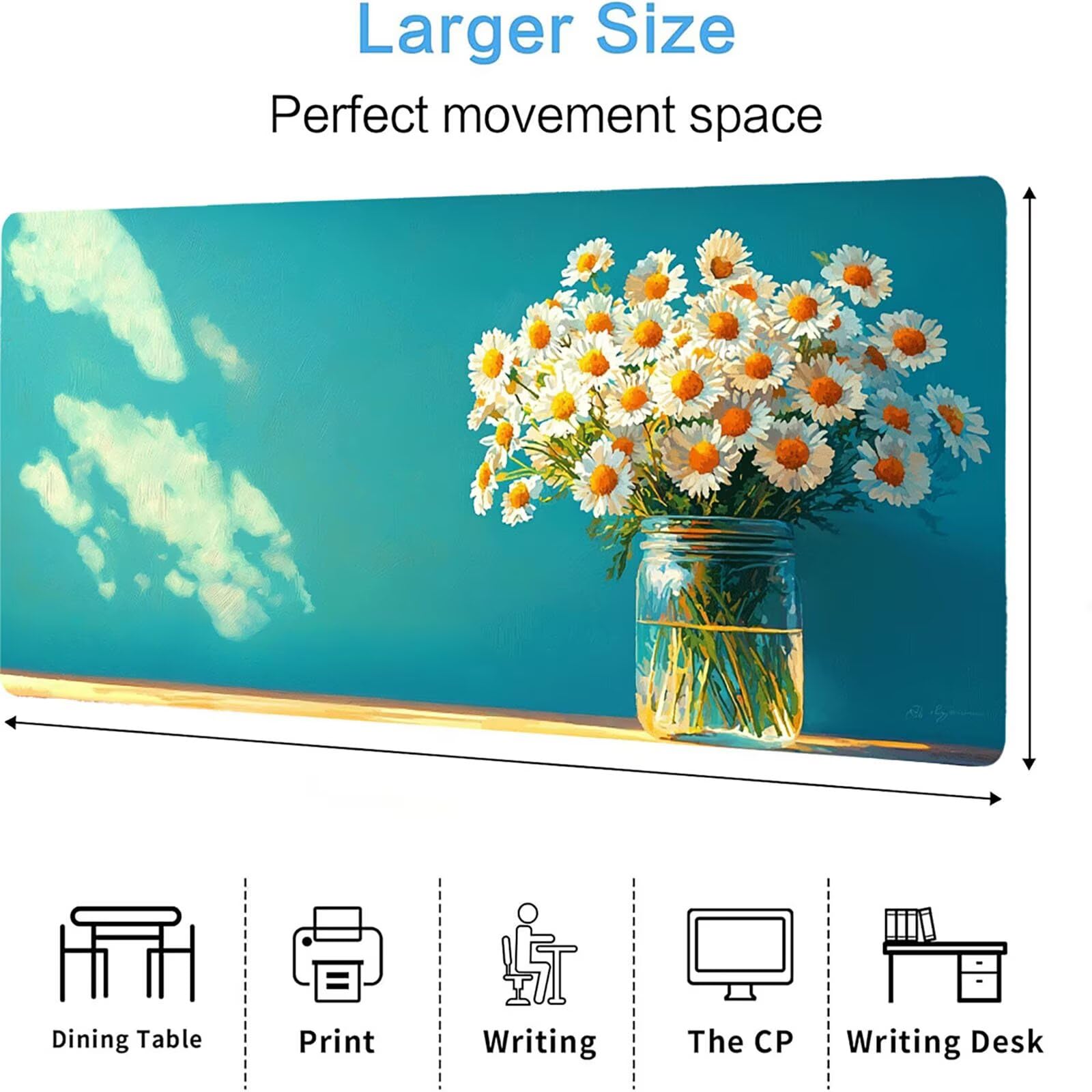 Podkładka pod mysz fabryczną XXL, podkładka pod mysz do gier XXL 1200 x 600 x 5 mm, podkładka na biurko dla graczy, bardzo duża bezszwowa mata na stół dla graczy, antypoślizgowa podstawa, wodoodporna