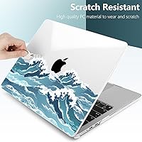 Vista 119 de TWOLSKOO for M4 MacBook Air 13.6 inch Case 2025-2022 Release M4 A3240 M3 A3113 M2 A2681, Plastic Hard Shell & Screen Protector & Keyboard Cover &