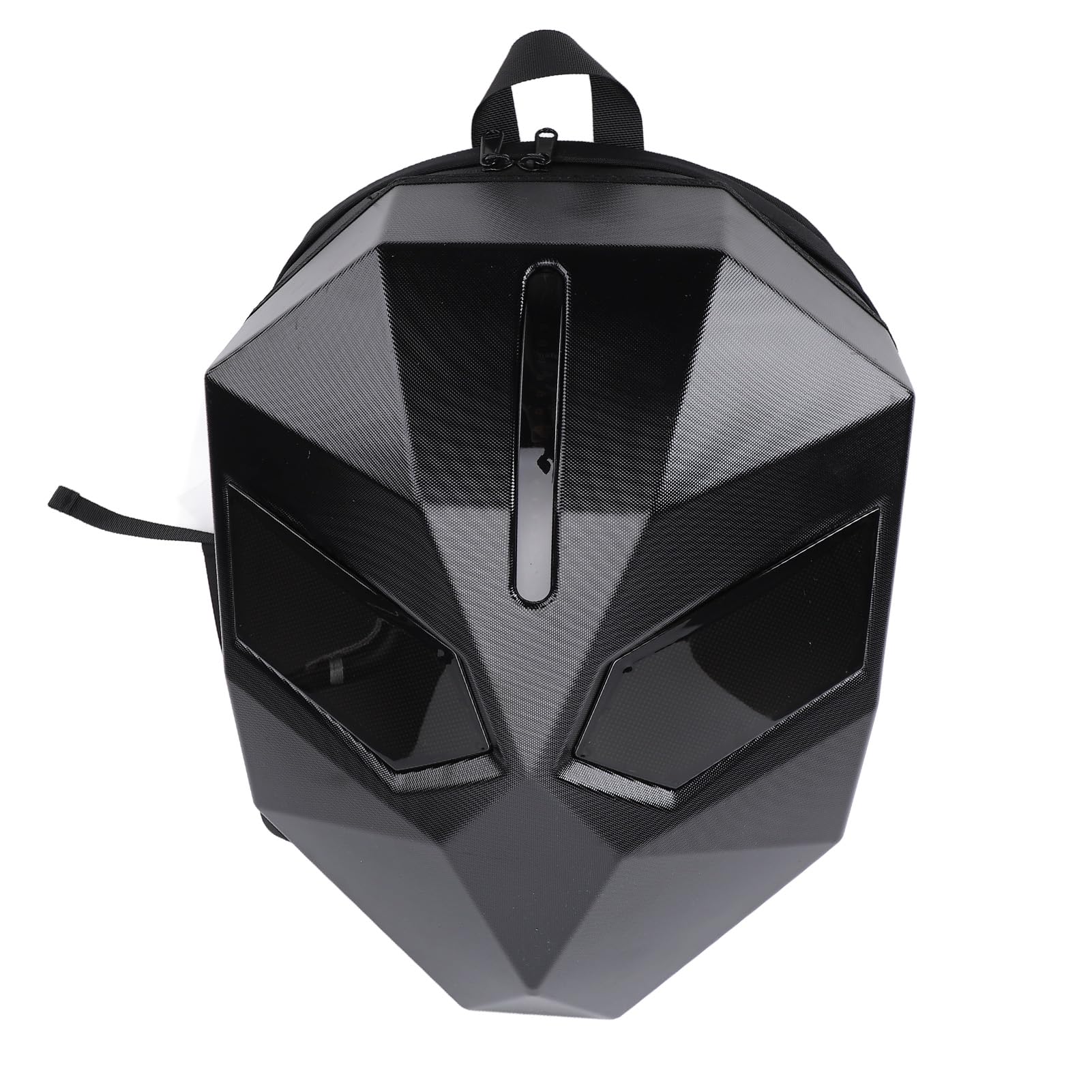 YWBL-WH Zaino per Moto a LED, Borsa per Casco di Grande capacità con Guscio Rigido con Schermo Programmabile per Uomo