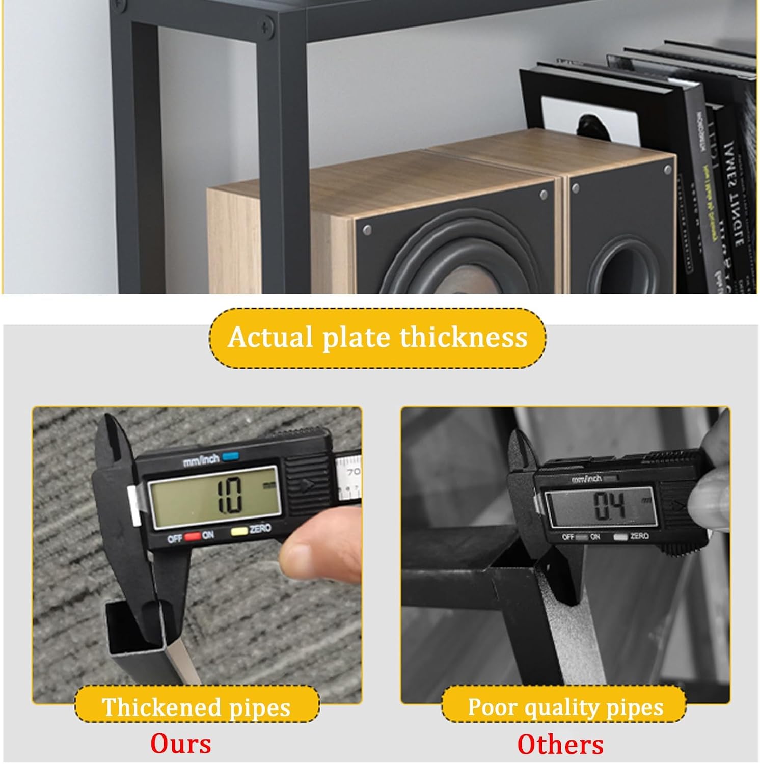 Sofa Table, 2-Tier Narrow entryway Table with Open Shelves, Easy to Assemble, Iron Console Table, Suitable for Entry/Hallway/Kitchen(47.2x5.9/120x15cm)