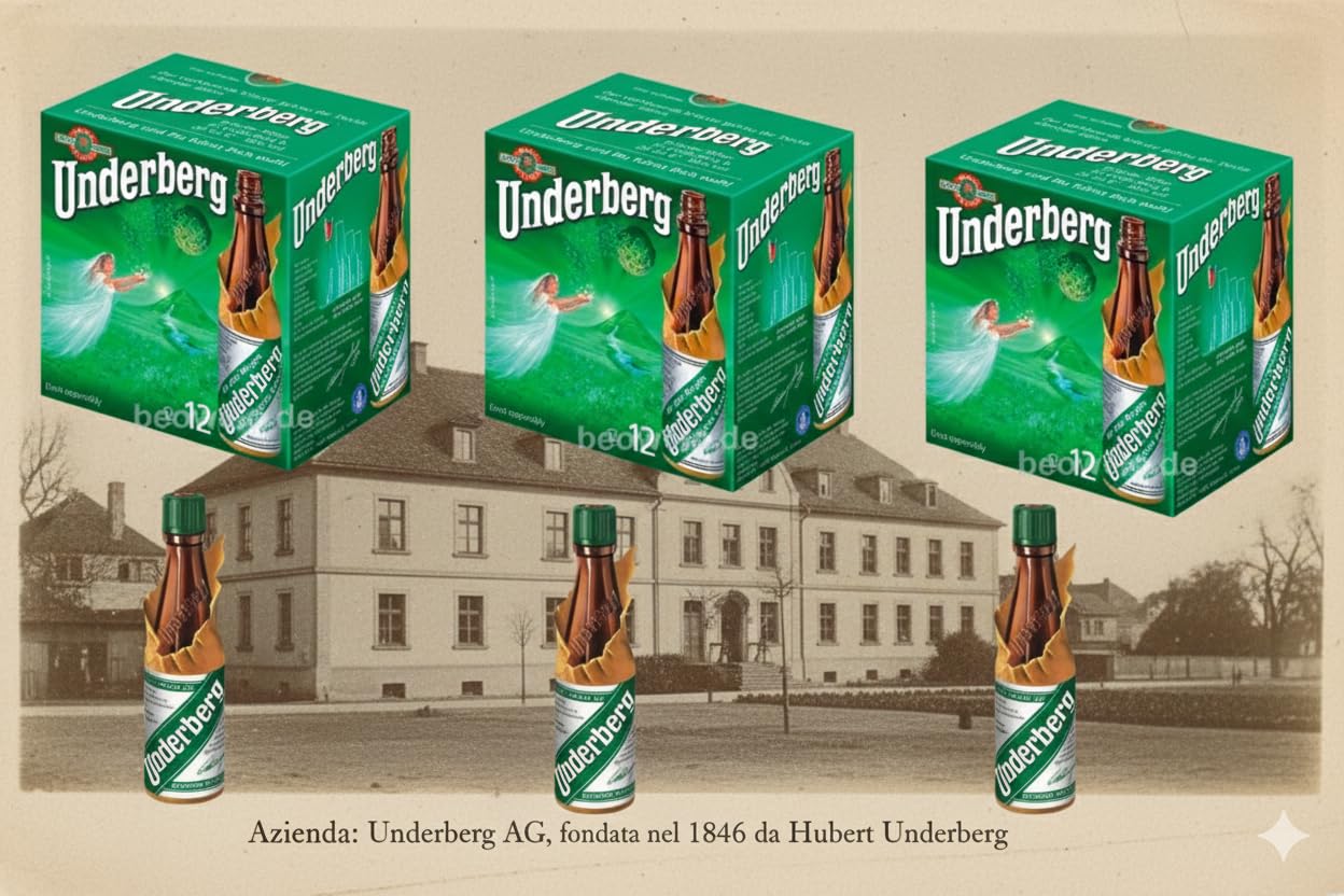 CG94 - Underberg Amaro Digestivo, Set da 36 Bottigliette da 2cl, Liquore Alle Erbe in Confezione Regalo Verde