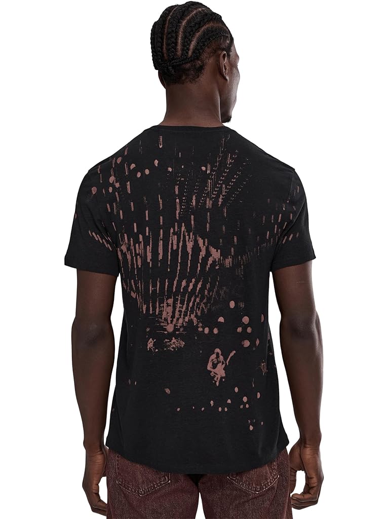 Black John Varvatos Disco Lights Tee KG7207R25