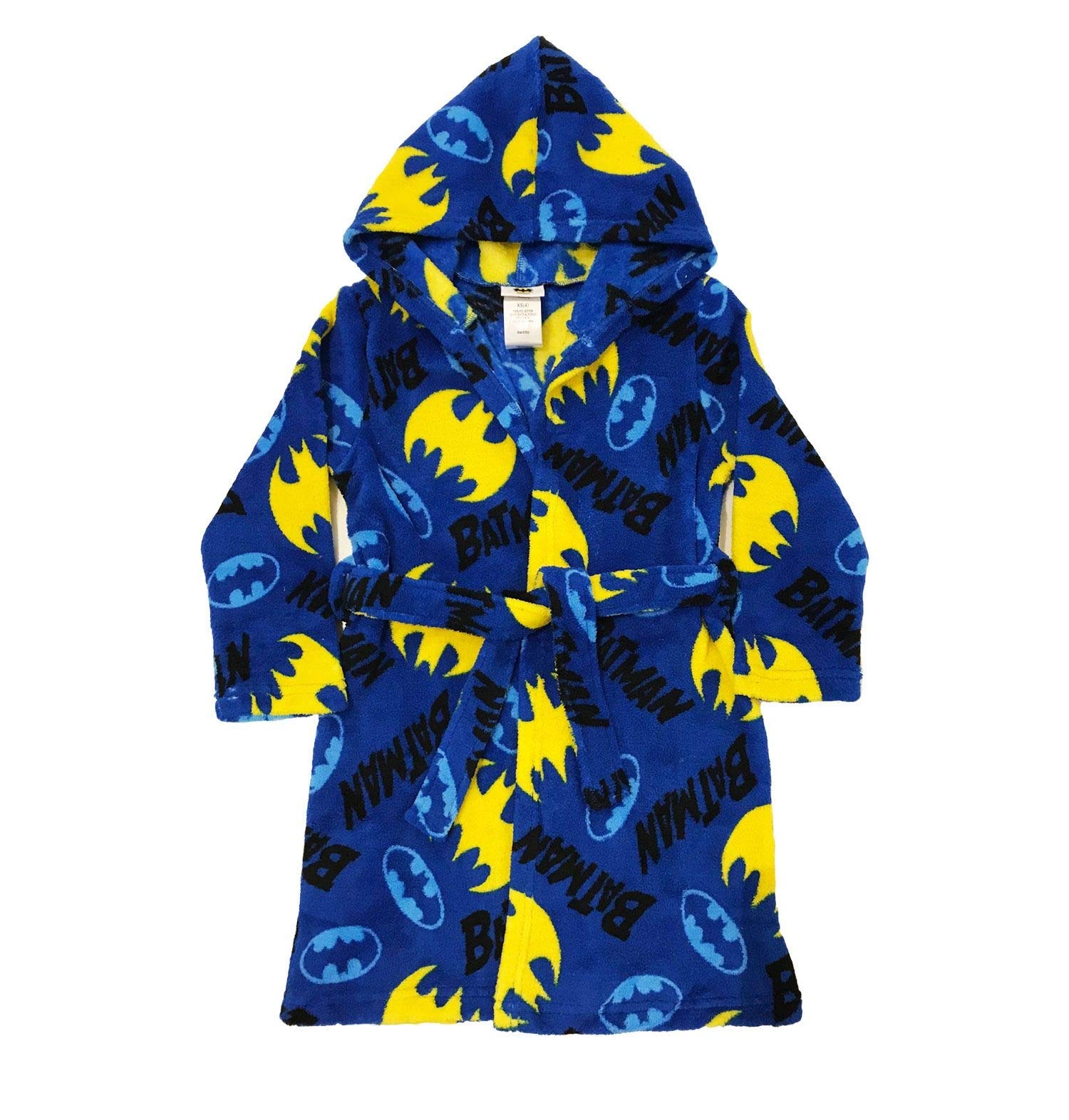Boys Baman Plush Bathrobe & 2 pc Fleece Pajama Set (10)