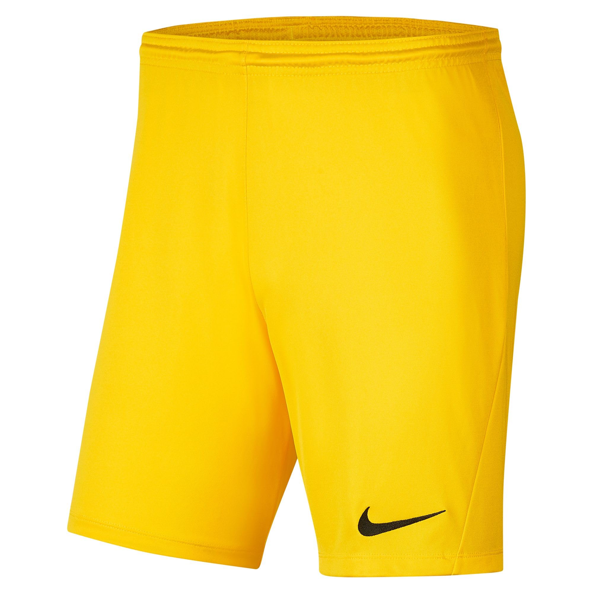 NIKE Mens M Nk Df Park Iii Nb K Shorts, Tour Yellow/Black, L EU