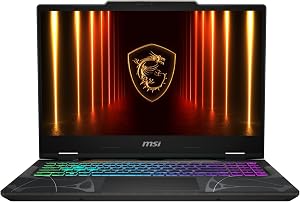 MSI Cyborg 15 B2RWFKG-239XES - Ordenador portátil 15,6" FHD (Intel® Core 7 Processor 240H, RTX 5060, 32GB, 1TB SSD) Translucent Black, Free Dos