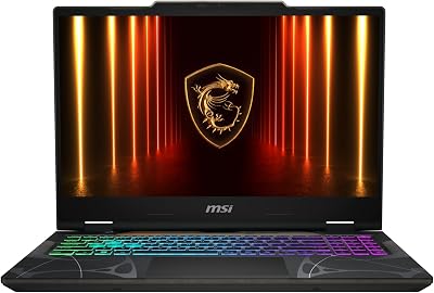 MSI Cyborg 15 B2RWFKG-239XES - Ordenador portátil 15,6" FHD (Intel® Core 7 Processor 240H, RTX 5060, 32GB, 1TB SSD) Translucent Black, Free Dos