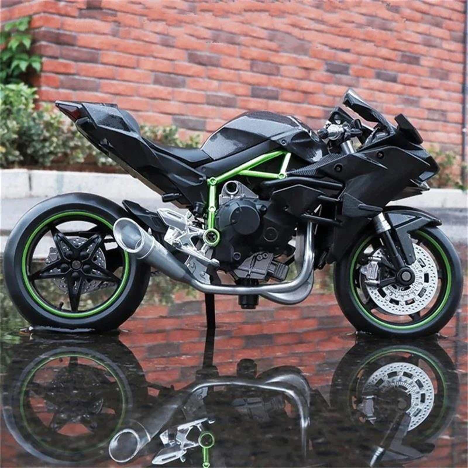 Modello 1:12 Per Kawasaki Ninja H2 R Modello Di Moto Simulazione Giocattolo In Metallo Collezione Modelli Regali
