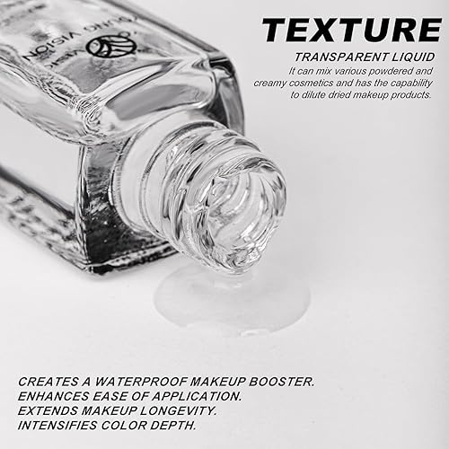 Miniatura 3 de YOUNG VISION Líquido de mezcla de maquillaje de 0.3 fl oz - Mejora el color y la longevidad, uso versátil, seguro. Potenciador cosmético, diluyente