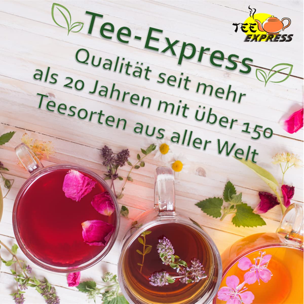 Tee-Express "Apfel-Kirsch-Zimt" Früchtetee mit Apfel-Kirsch-Zimt-Geschmack - loser Tee (1000g)