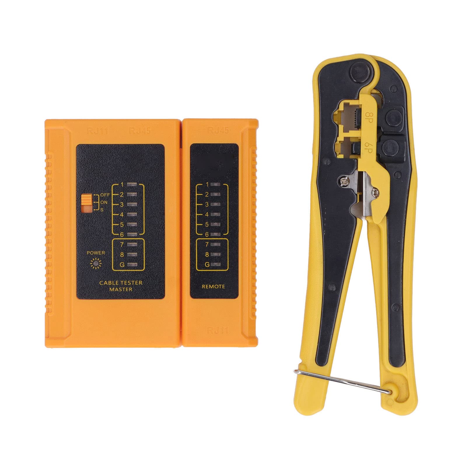 Kit à outils à embouteillage Terminal téléphonique à plusieurs usages Universal Ratchet Strucping Pliers Network Tester Set