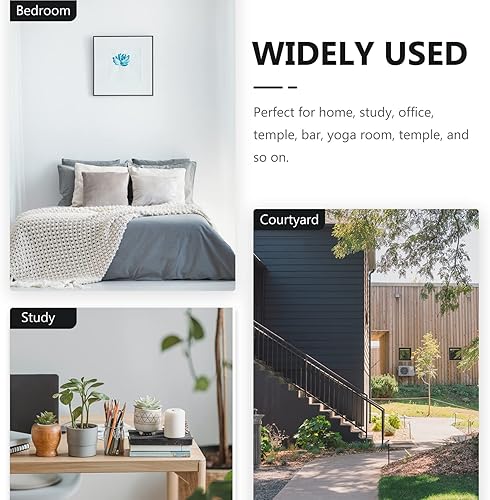 Miniatura 5 de GANAZONO Kit de incienso Prensa de incienso de cobre, quemador de incienso, quemador de placa, patrón de flor de loto, incensario, tazón de torre,