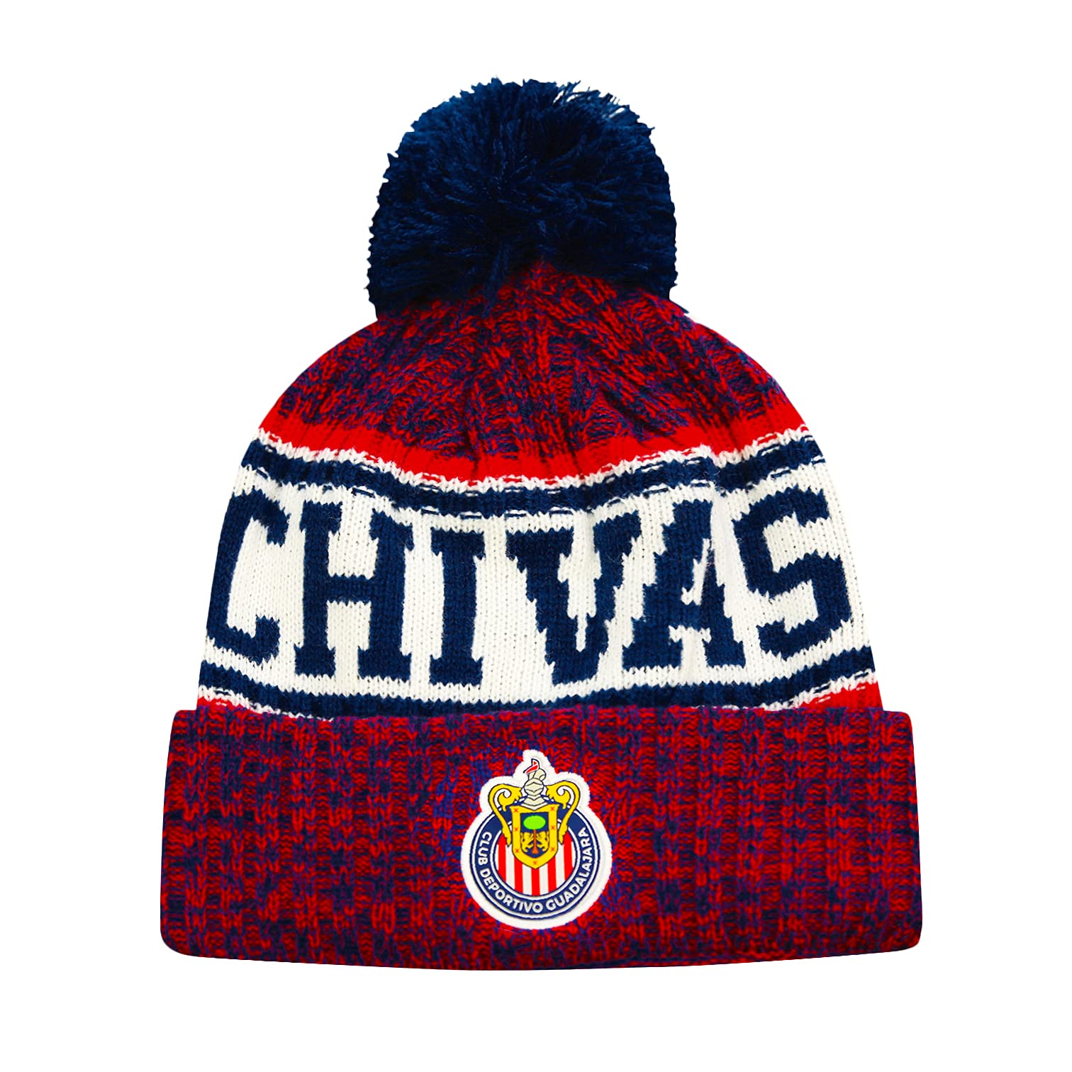 Icon Sports Chivas De Guadalajara Licensed Adult Winter Soccer Beanie 02-1 Blue
