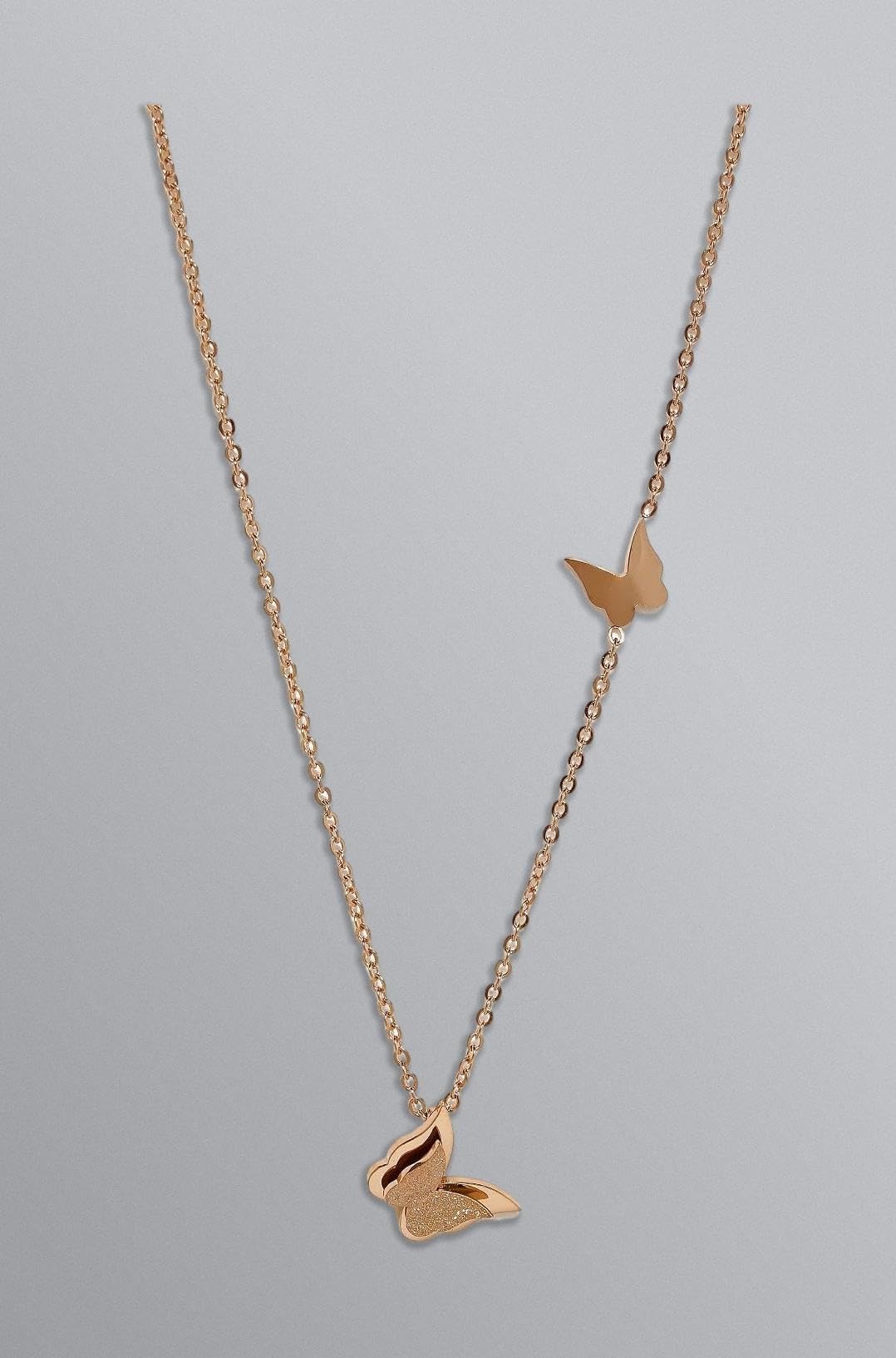 Valentine Gift for Girls Pendant for Women and Girls | Rose Gold Pendant Necklace for Women Western | Stainless Steel Long Chain Pendants | Birthday Anniversary Gift For Girlfriend Wife