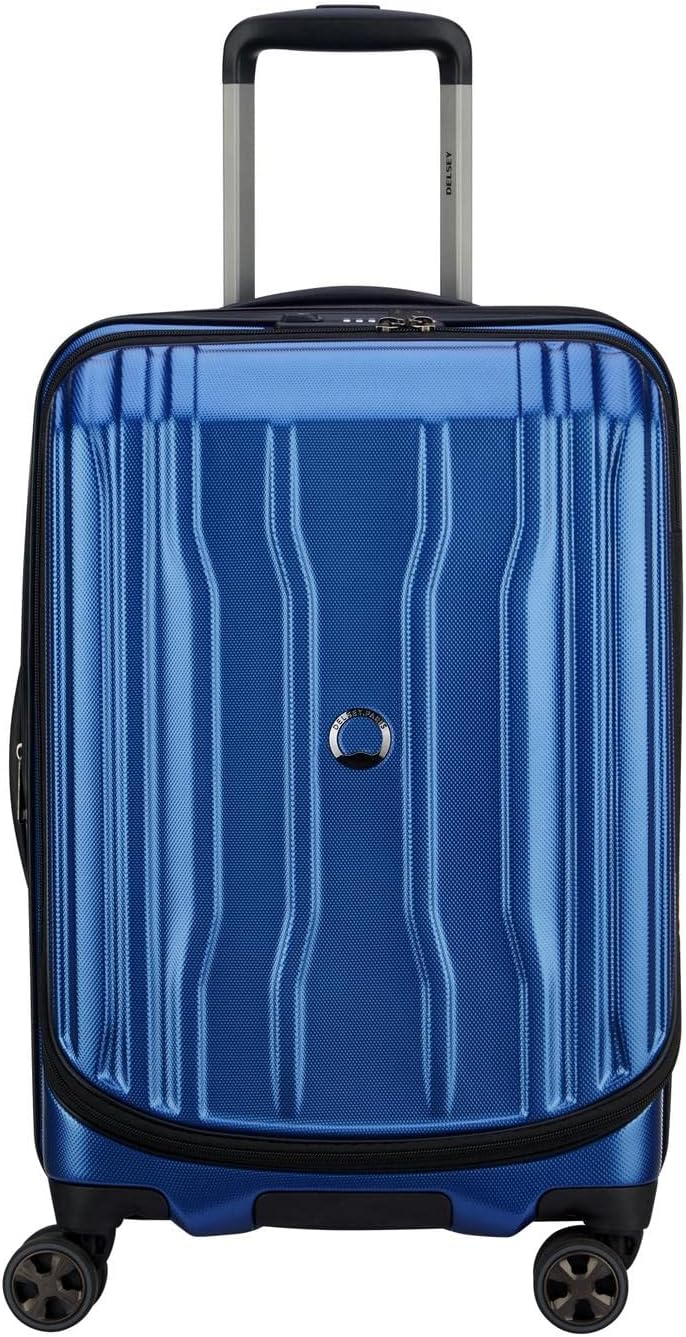 Delsey Cruise 2.0 80cm Hardcase 4 Double Wheel Check-In Luggage Trolley Blue - 00207983002