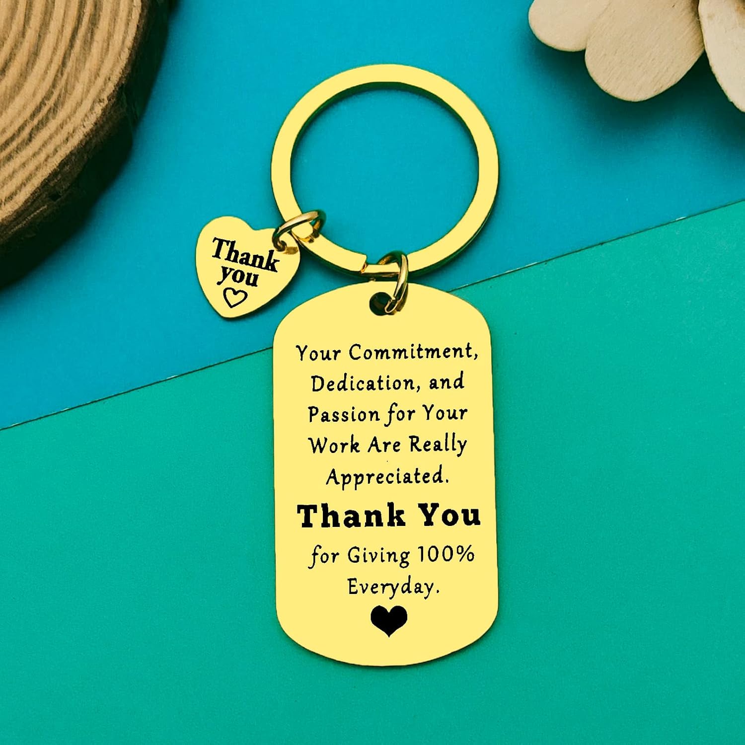 Thank You Gift Employees Appreciation Gift Keyring Anniversary Work