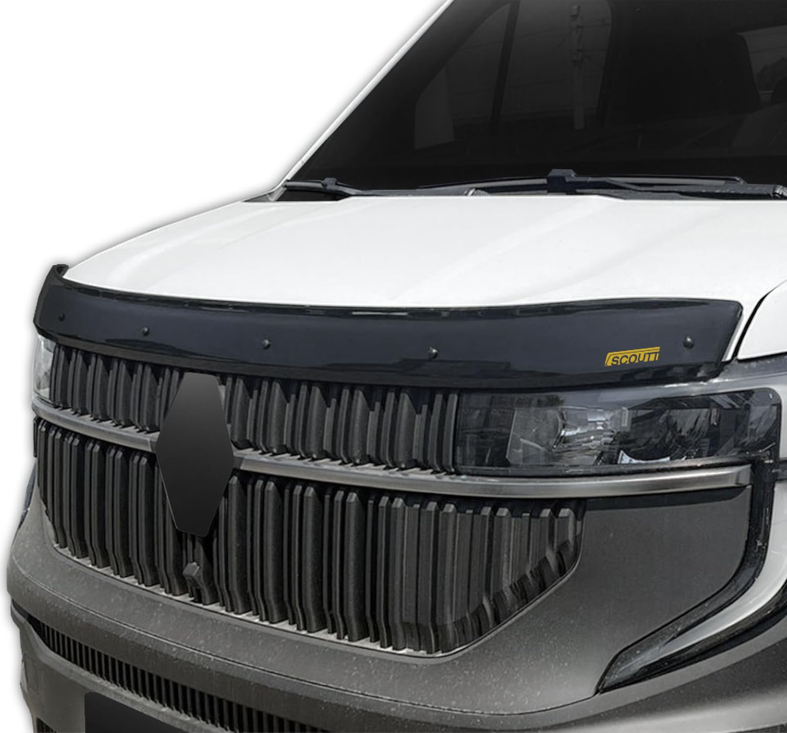 SCOUTT Bra de Capot Déflecteur de Protection pour Renault Master Depuis 2025, Aérodynamique, Assemblage Facile, Aucun Perçage Requis