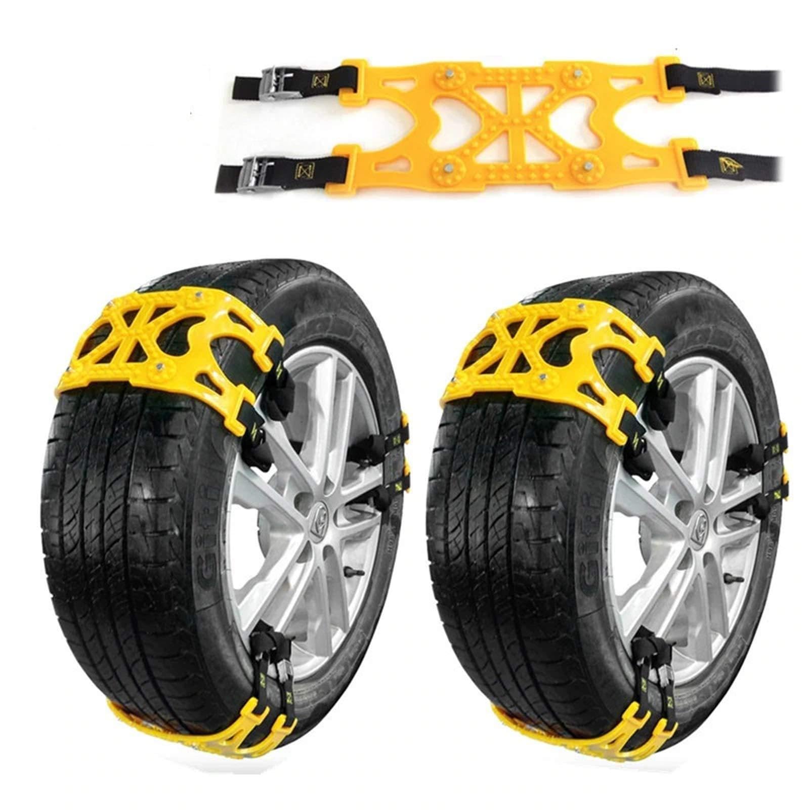 Catena da neve per auto, catene da neve in TPU universali per auto SUV, pneumatici antiscivolo per ruote, cintura per carreggiata invernale, arrampicata su ghiaccio, terreno fangoso, guida, pneum
