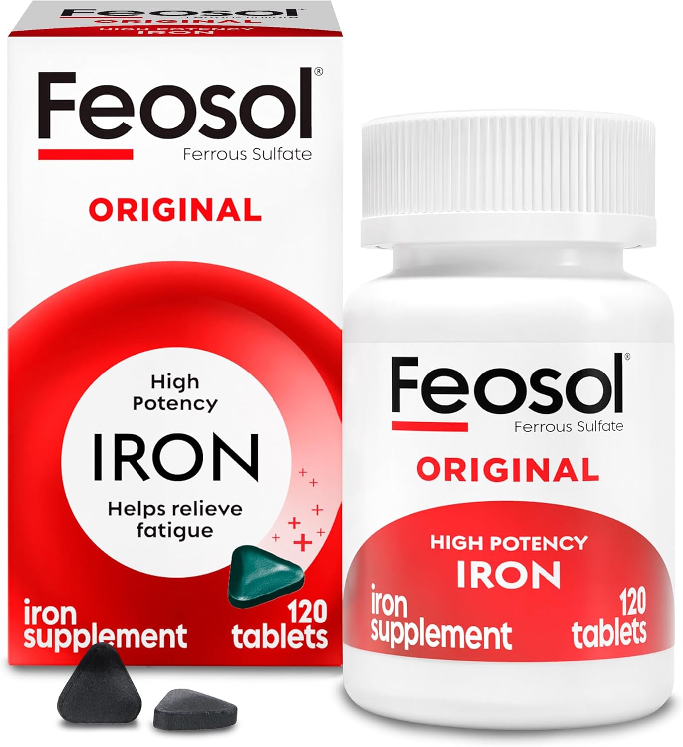 Feosol Original Iron Supplement Tablets,...