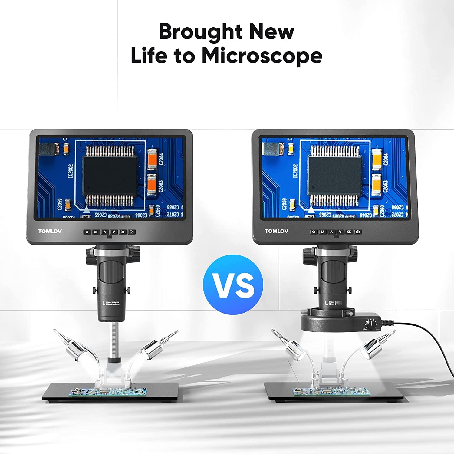 Snapklik.com : Microscope LED Ring Light Illuminator, LT01 Adjustable ...