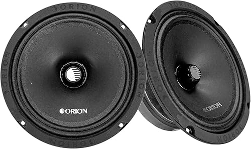 Miniatura 20 de ORION Cobalt CM654 - Altavoces tipo bala de alta eficiencia de 6.5 pulgadas de rango medio, 1000 W de potencia máxima, 250 W RMS, 4 ohmios, bobina