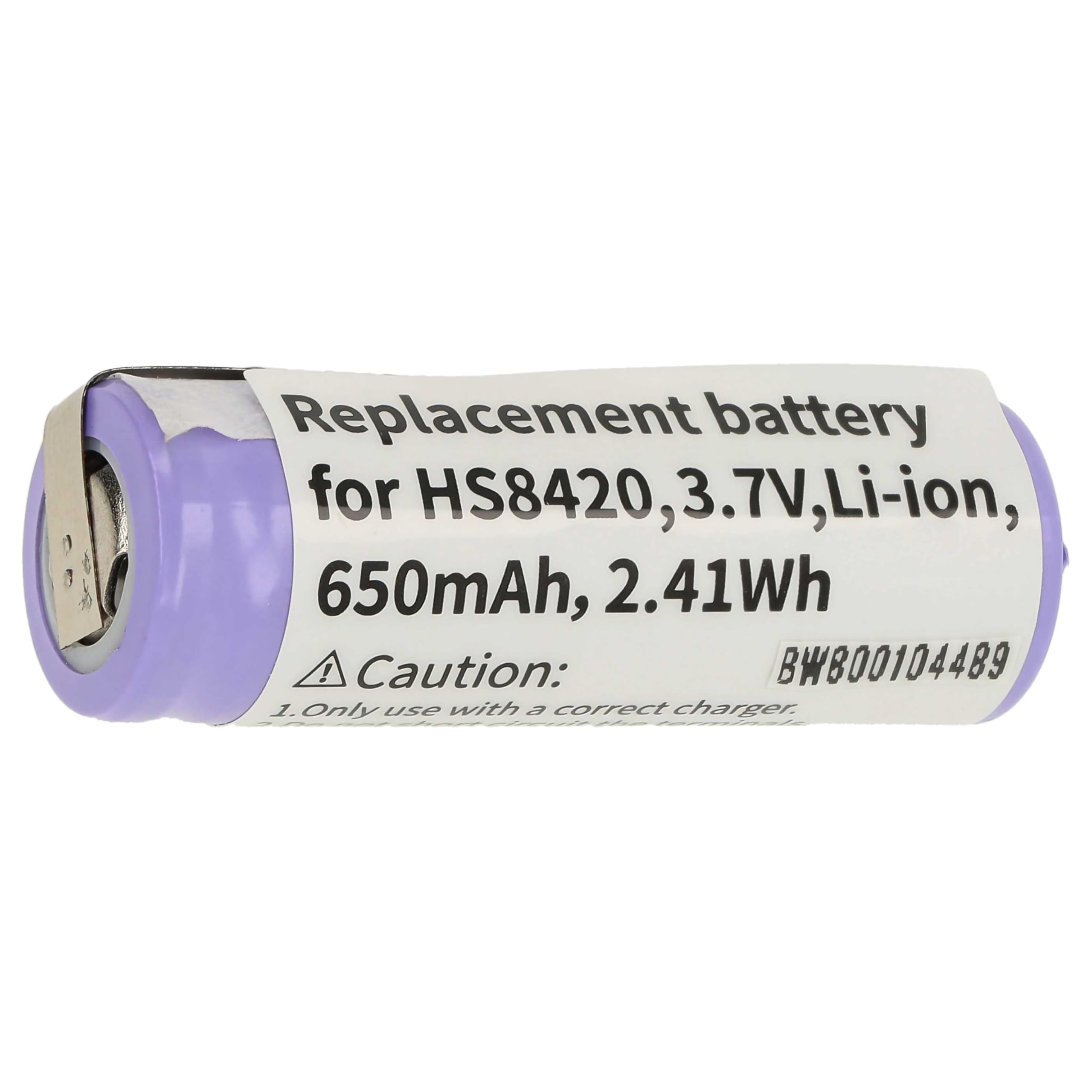 vhbw Akumulator zamienny do Philips KR112RRL, US14430VR do golarki do włosów (650 mAh, 3,7 V, litowo-jonowy)