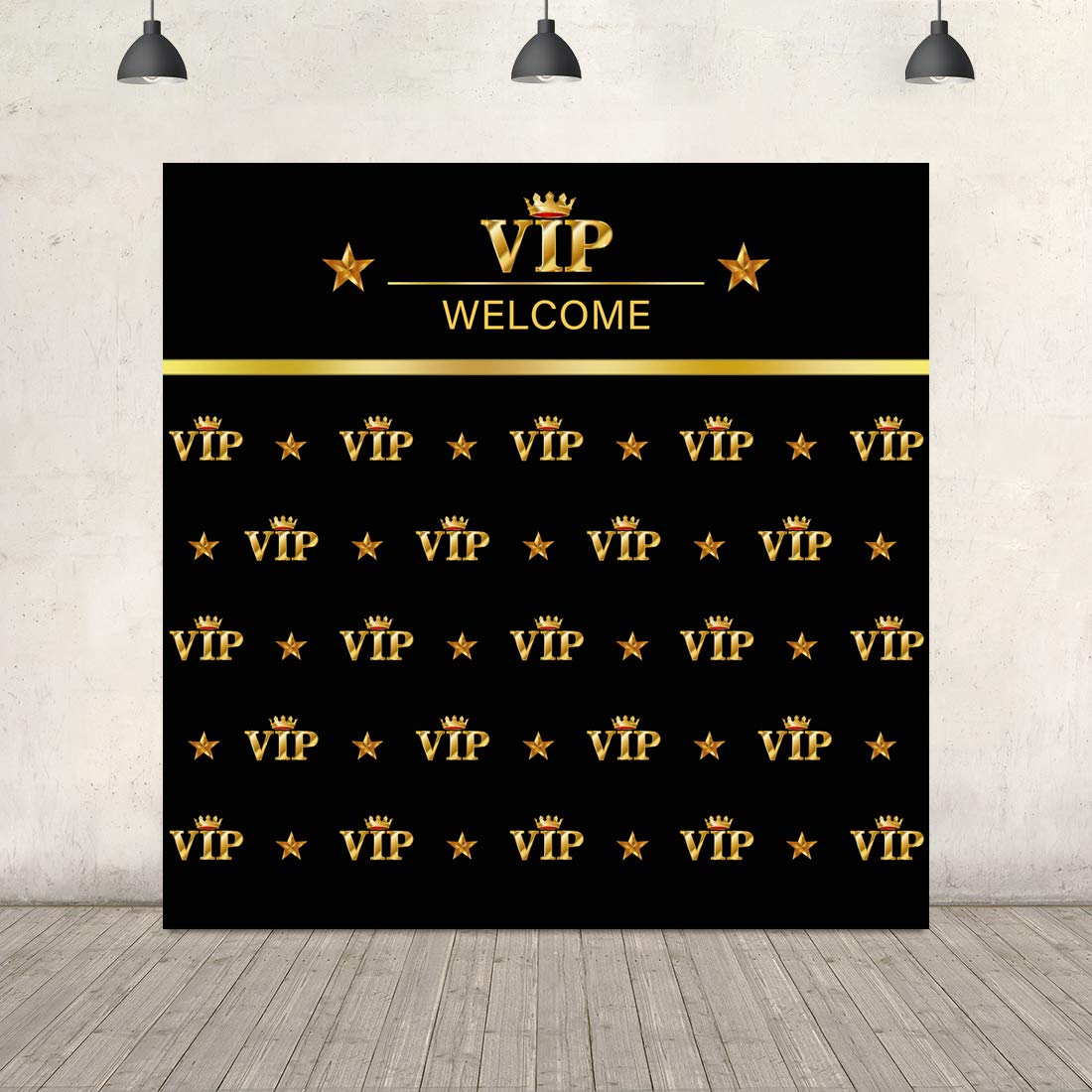 Buy VIP Red Carpet Event Backdrop for Photography Royal Crown Gold ...