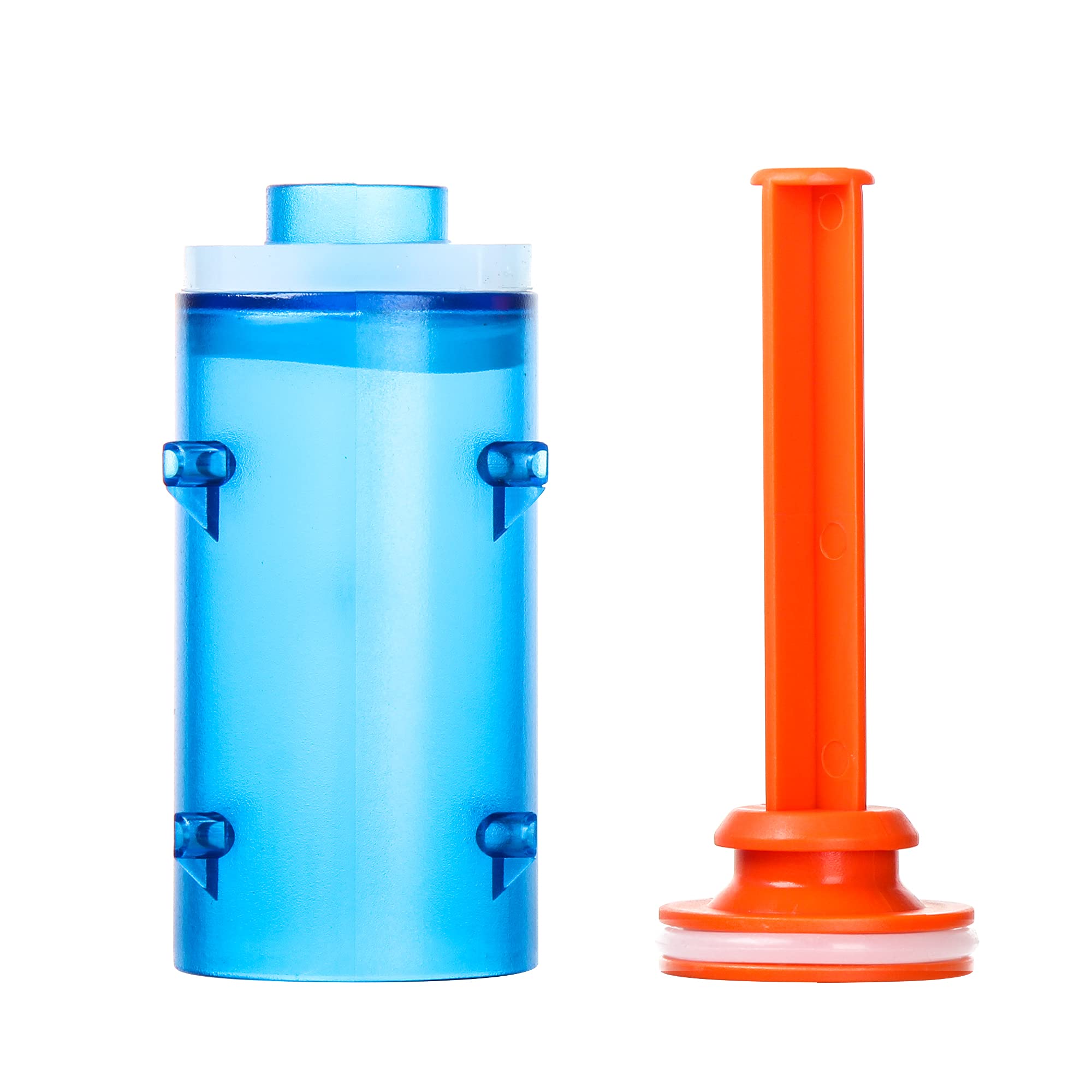 WORKER A/B Retaliator Pump DIY Mod Kits Prophecy Type-R Series Modify Toy (A Style, Blue Transparent)