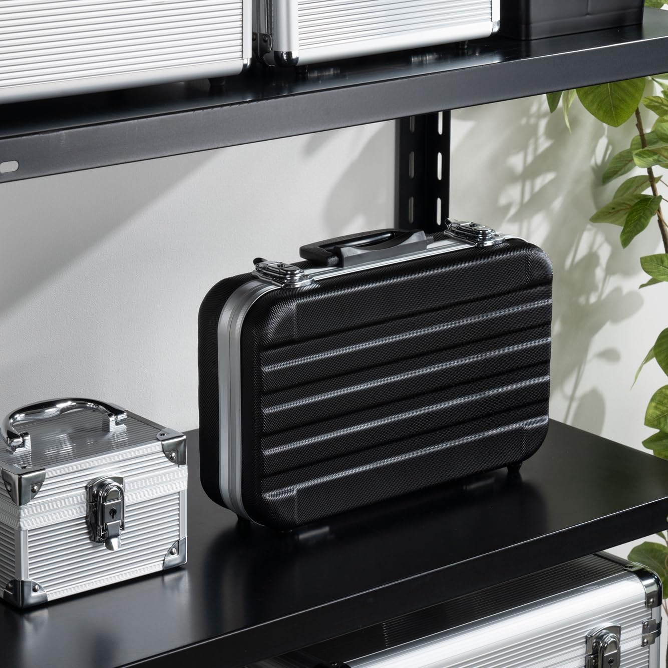 JEJ Astage ABS Strong Case, Black, W 14.8 x D 4.0 x H 10.0 inches (37.5 x 10.2 x 25.5 cm), GT-M