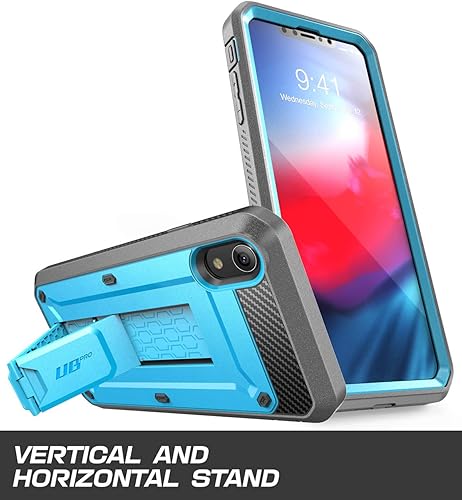 Miniatura 28 de SUPCASE Unicorn Beetle Pro Series - Funda antigolpes diseñada para iPhone XR, con protector de pantalla integrado de cuerpo completo, la funda