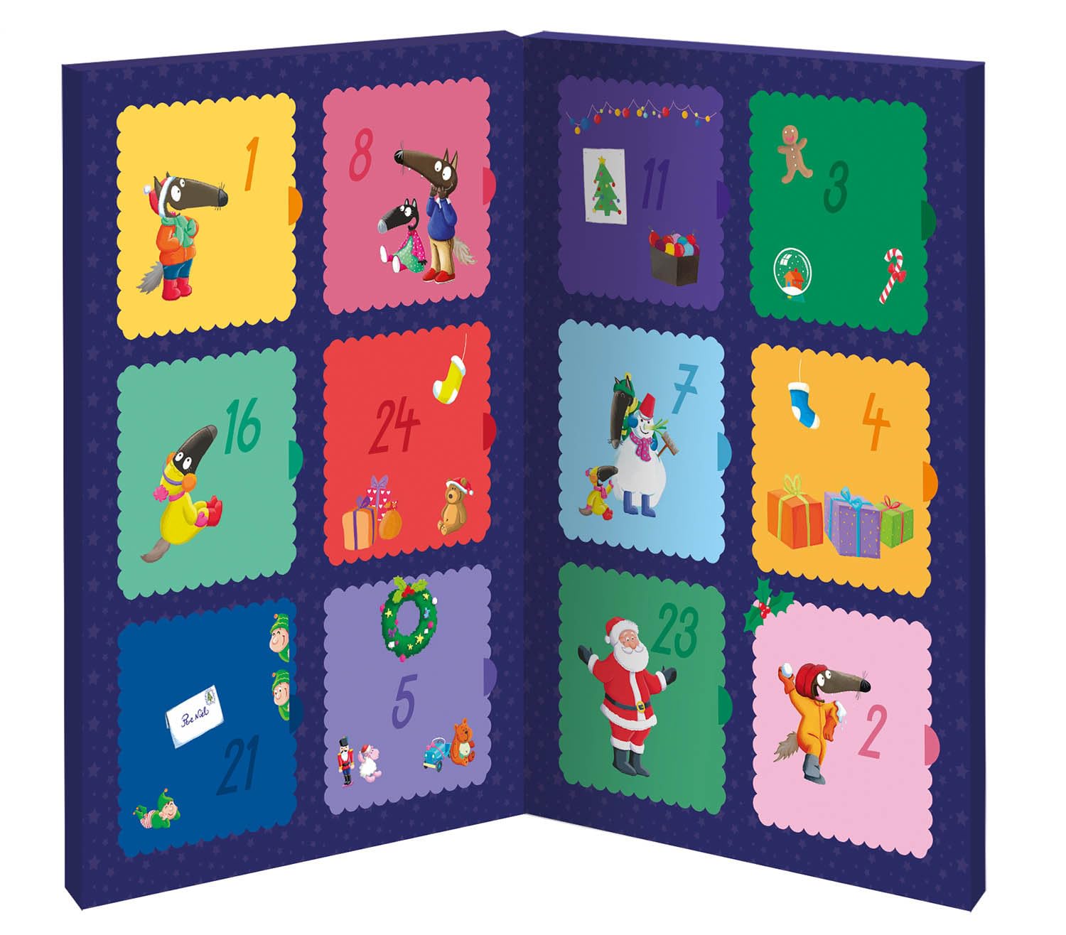 P'TIT LOUP - MON CALENDRIER DE L'AVENT 2024: 24 livres pour attendre Noël (Divers produits dérives)