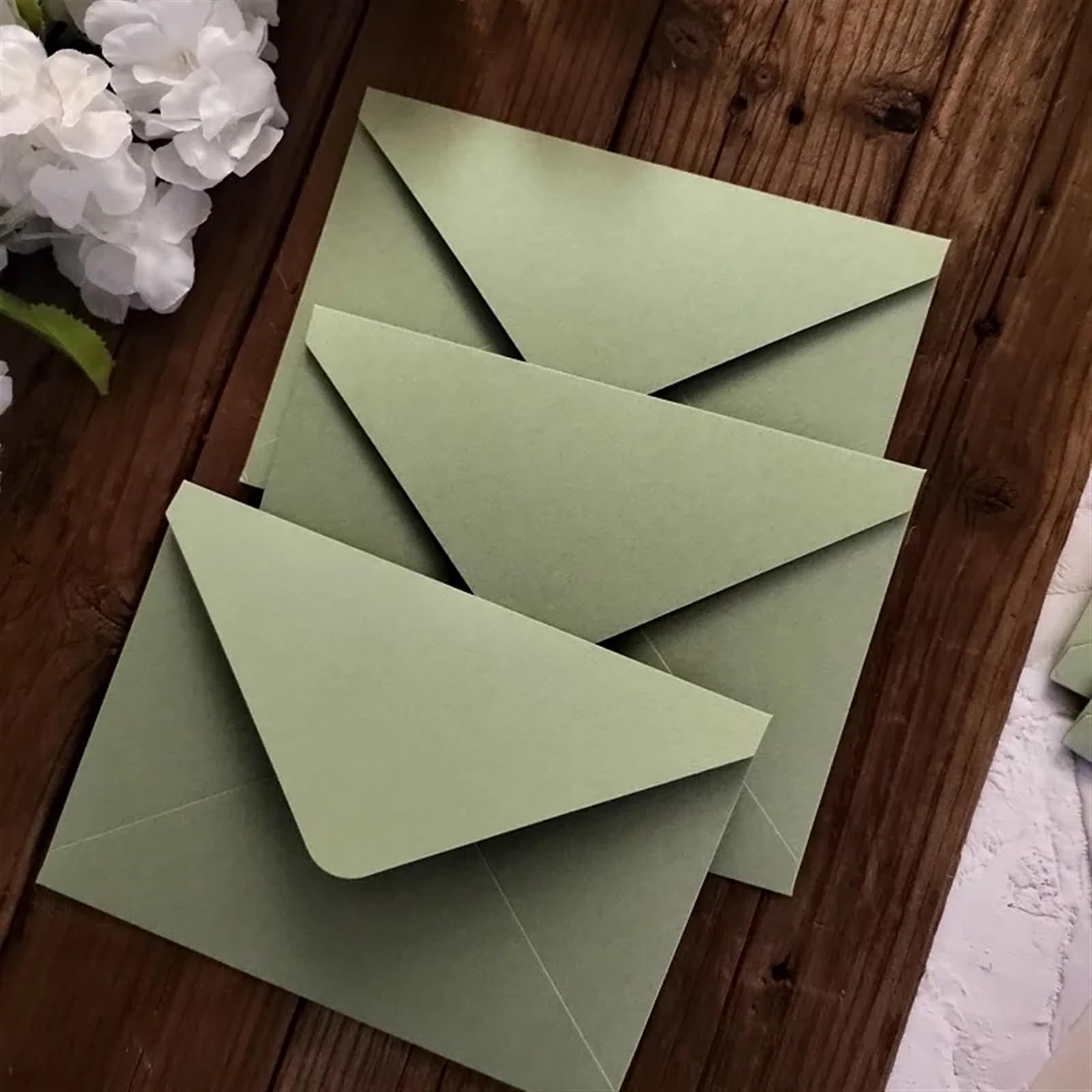 Einladungskarten Hochzeit 50 Stück grüne Umschläge for Hochzeitseinladungskarten