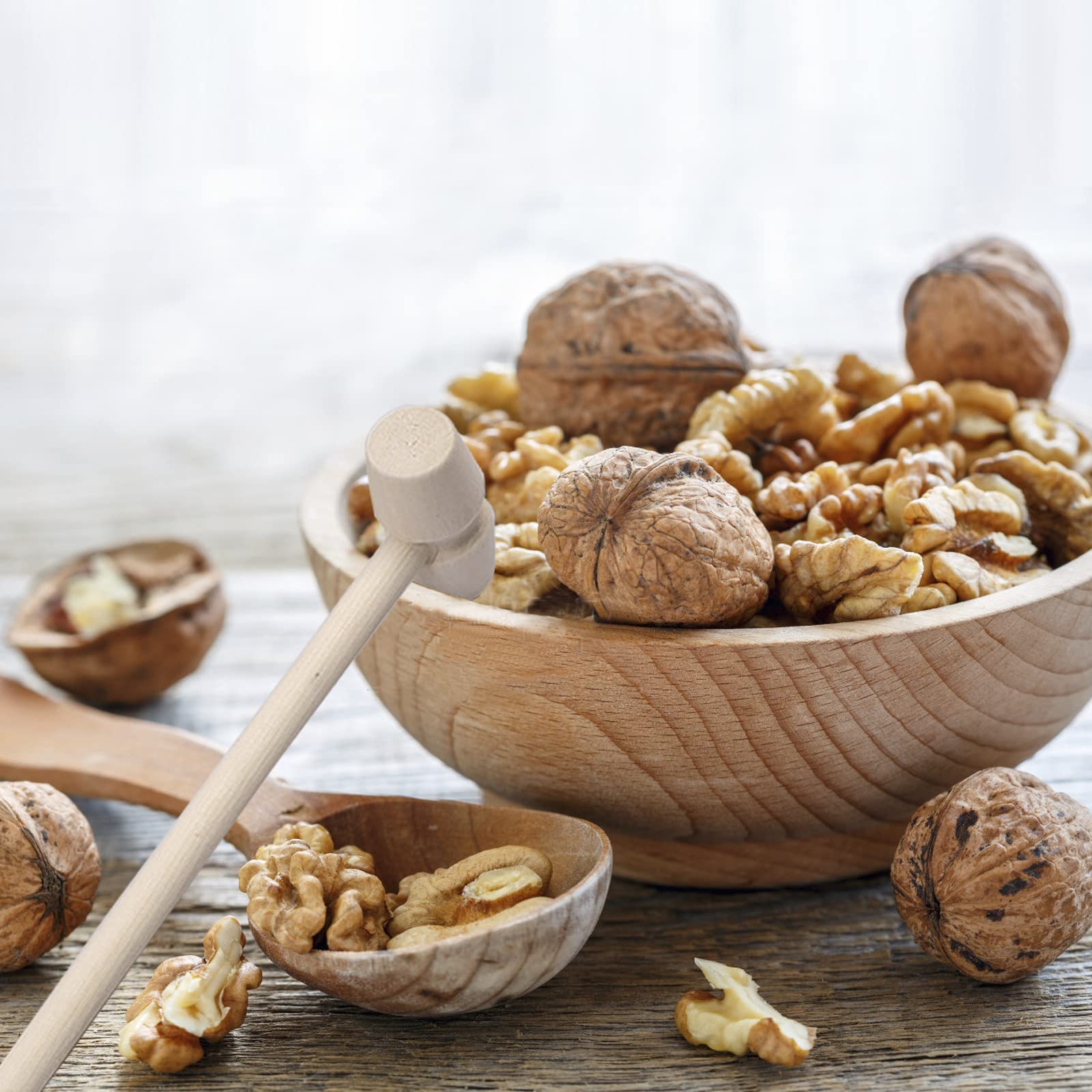 VANZACK Mini Holzhammer - Handpolierter Klopfer Für Küche & Basteln