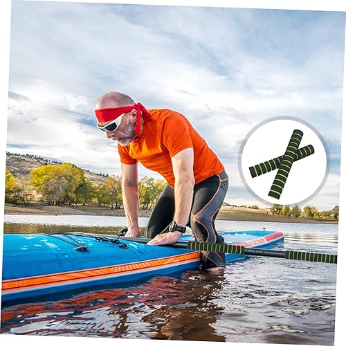 Vista 29 de BESPORTBLE 3 pares remos no cubierta negro asas kayak accesorios ciclismo kayak paddle Grips