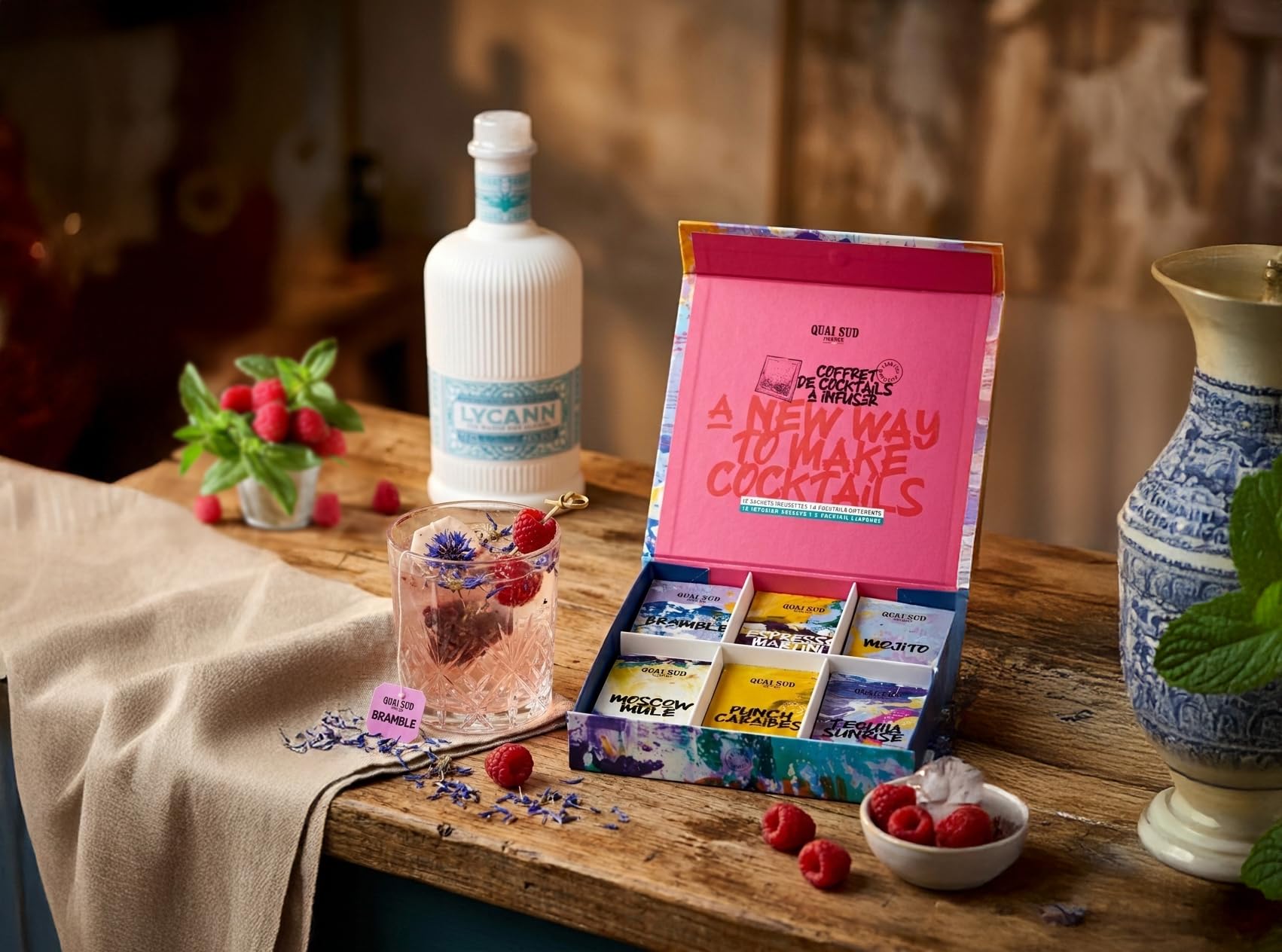 Coffret Mélanges pour cocktails en infusettes