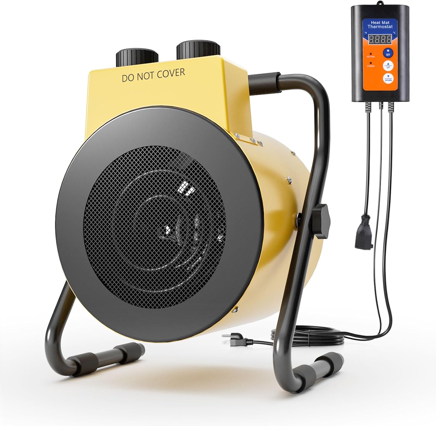 Greenhouse 1500W Heater with Digital Thermostat