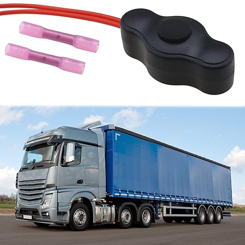 Miniatura 3 de 1 juego de interruptor de botón impermeable de 12 V interruptor de encendido y apagado con conector rápido para iluminación LED de acento en