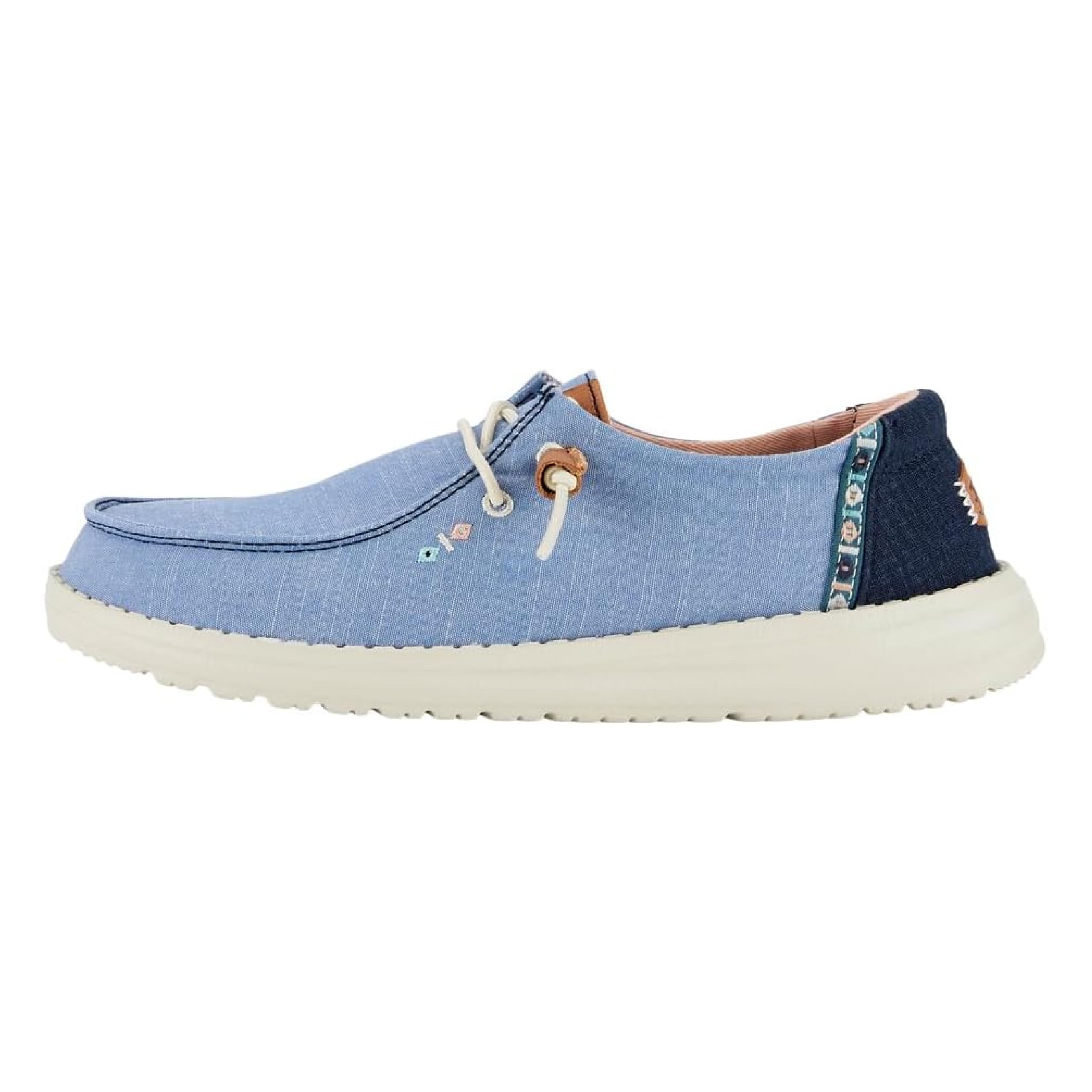 HEYDUDE - Women's Wendy Chambray Boho Wendy Slip-On Shoes