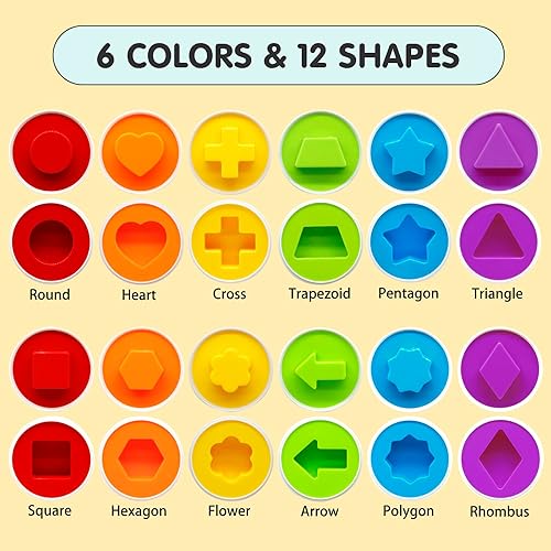 Miniatura 2 de Wanonoo Relleno de cesta de Pascua, huevos de Pascua, juguetes para niños pequeños, clasificador de formas de huevos a juego, huevos Montessori,