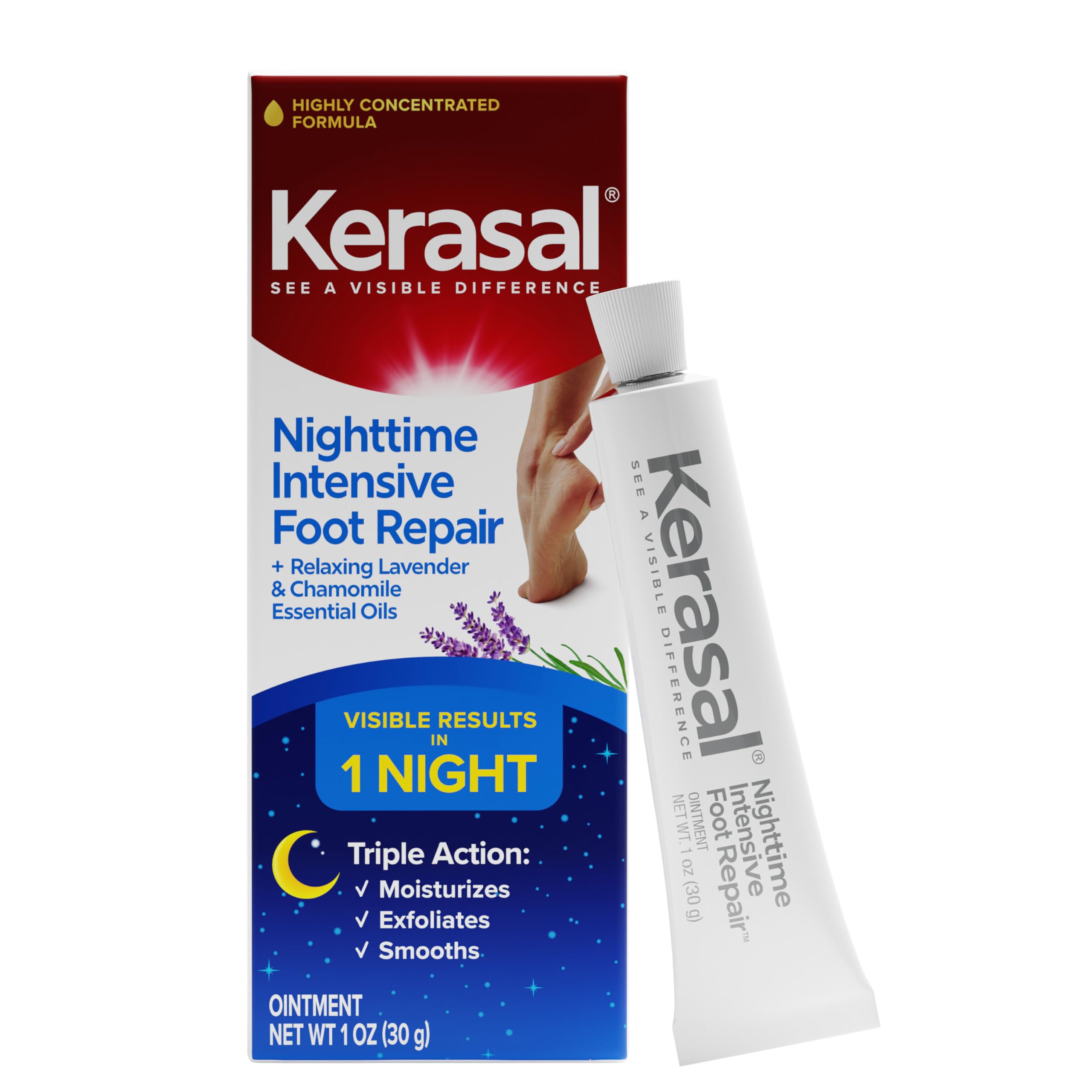 Kerasal Nighttime Intensive Foot Repair - foot and hand care | Mubboo
