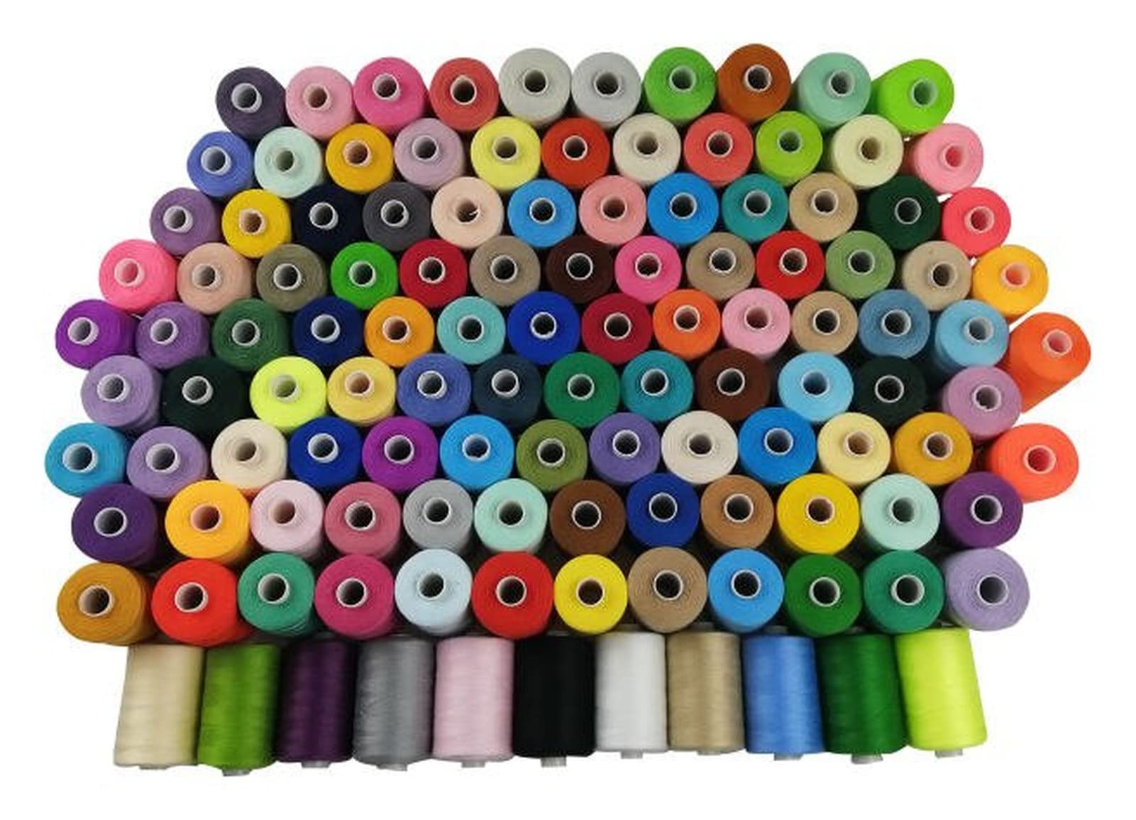 Nähgarn 120 Farben Nähfaden 1000 Yards Nähmaschine Fadensatz 40s / 2 for Nähmaschine, Quilten, Hand Nähen Nähgarn Set (Size : 120 Colors)