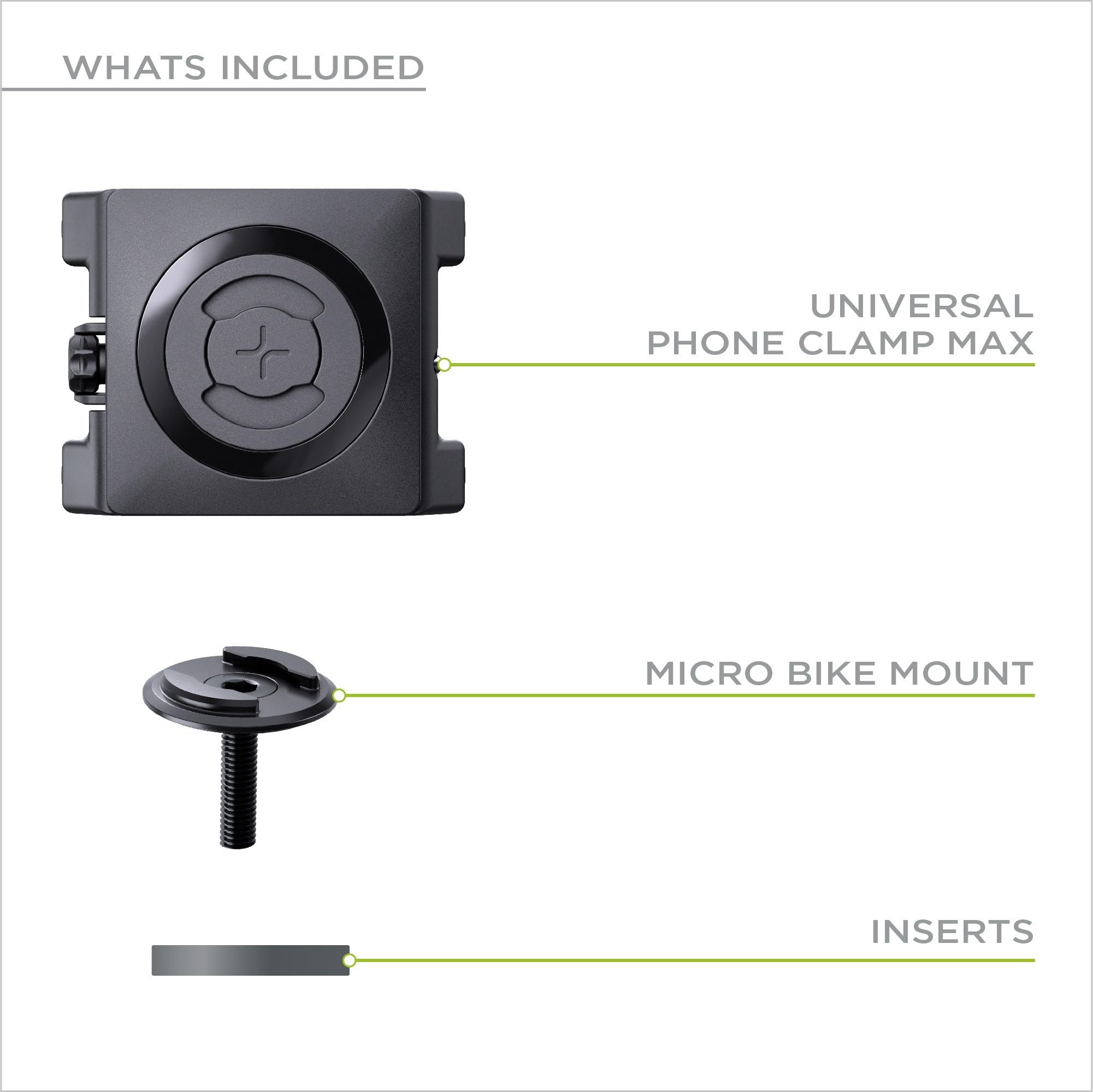 SP CONNECT Micro Stem Mount Pro Clamp | SPC+ | Handy Halterung für den fahrradlenker | Smartphone Halterung Fahrrad | handyhalter