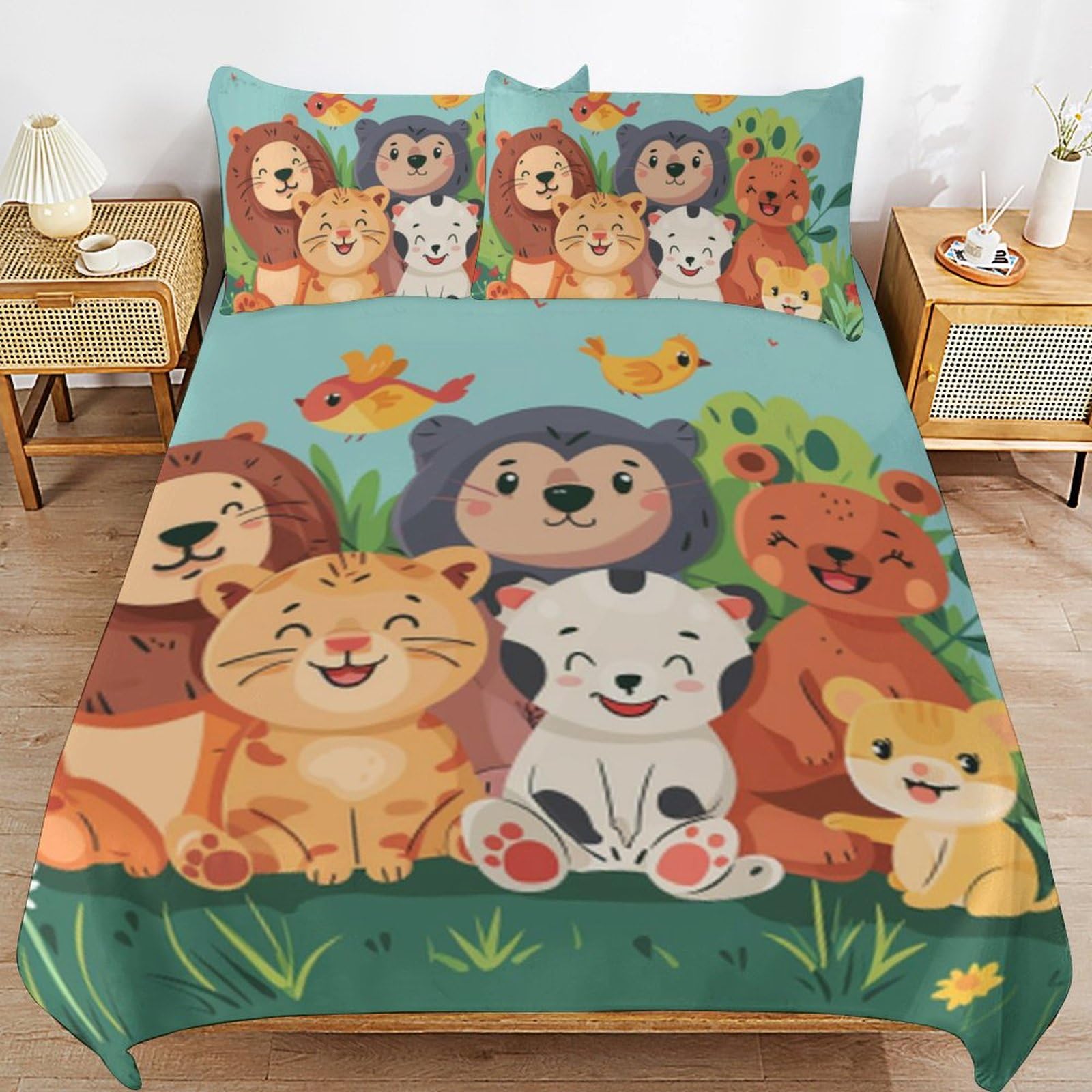 Juego de ropa de cama con elefantes para transformar el dormitorio juvenil