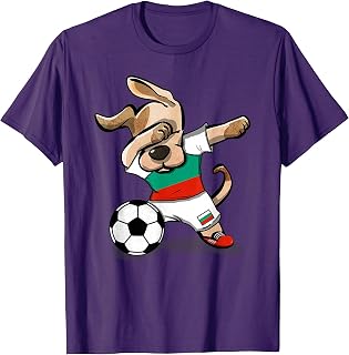 Dabbing Dog Bulgaria Soccer Jersey Bulgarian Football Team T-Shirt