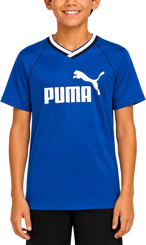 Maillot de fútbol Performance manga corta para niño remera de fútbol Active