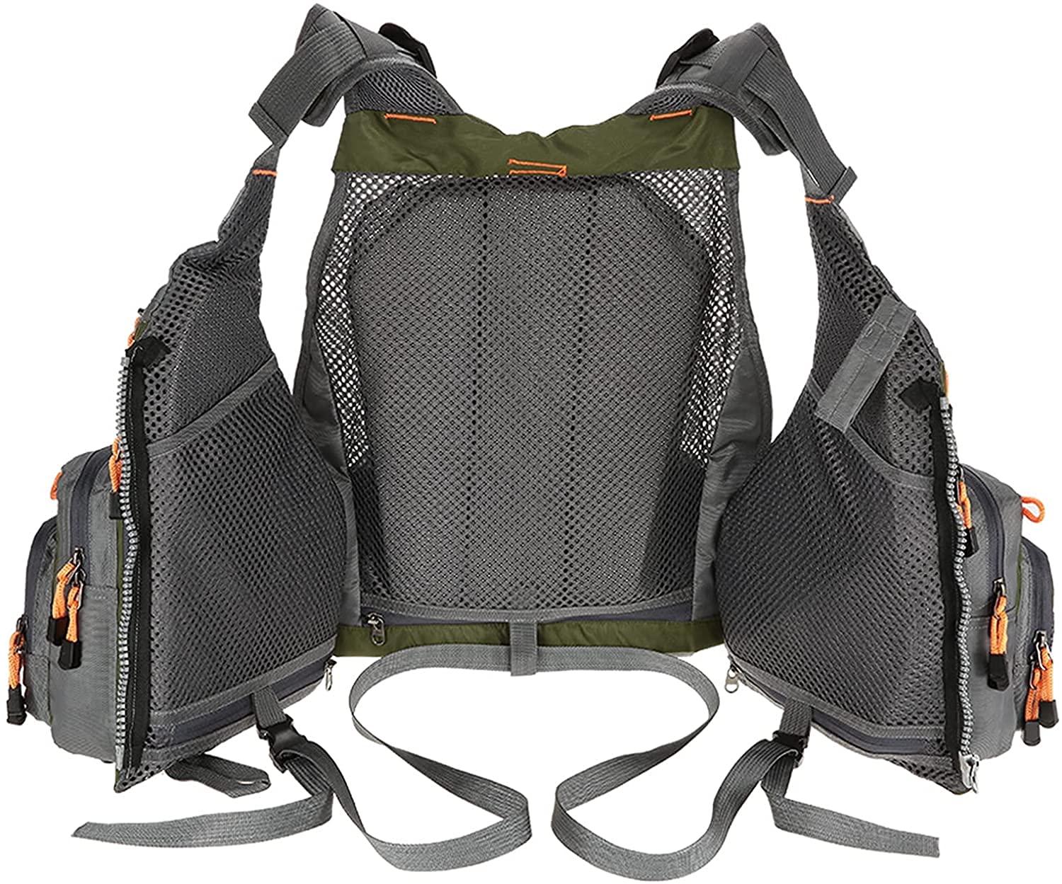 Chaleco de pesca con mosca, chaqueta con bolsillos, chaleco de malla ligera para exteriores, chaleco de red de secado rápido para pesca, fotografía, camping, caza