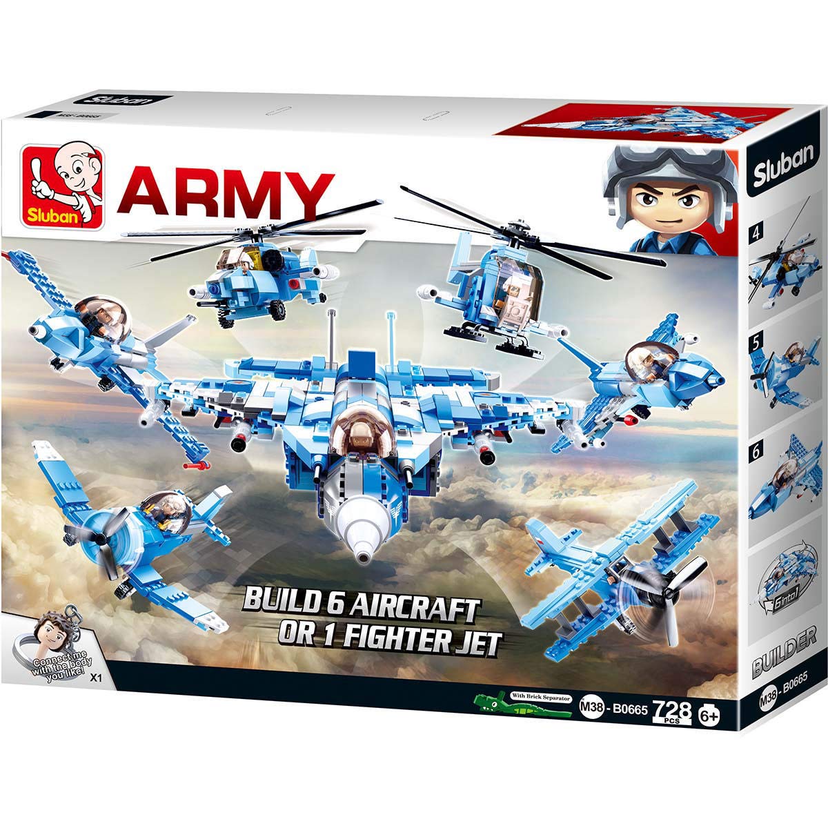 Sluban M38-B0665 main fighter jet model