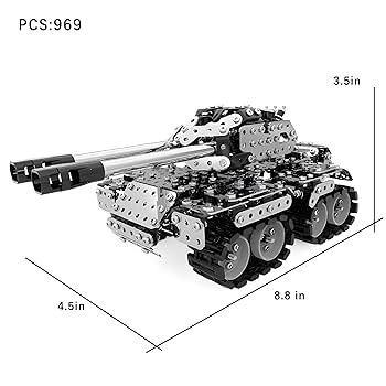 Amazon.com: HI-REEKE 3D Metal Puzzle Set, Military Battle
